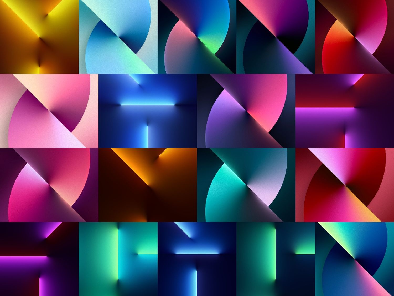 Geometrische Muster, Kacheln, Bunt, Abstrakt, HD, iPad-Hintergrundbild