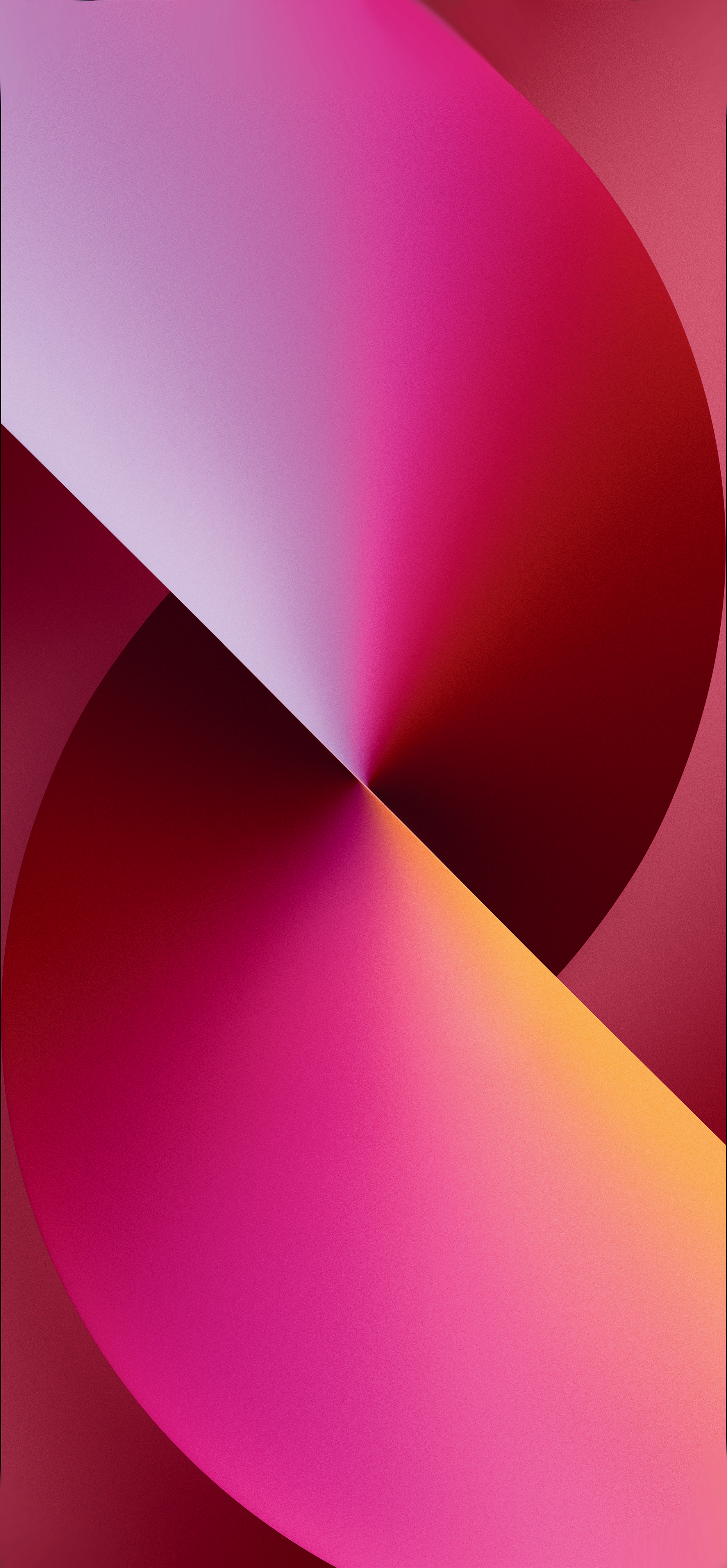 iPhone 13, Apple, Abstrakt, Rot, Pink, QHD+, Handy-Hintergrund im Hochformat