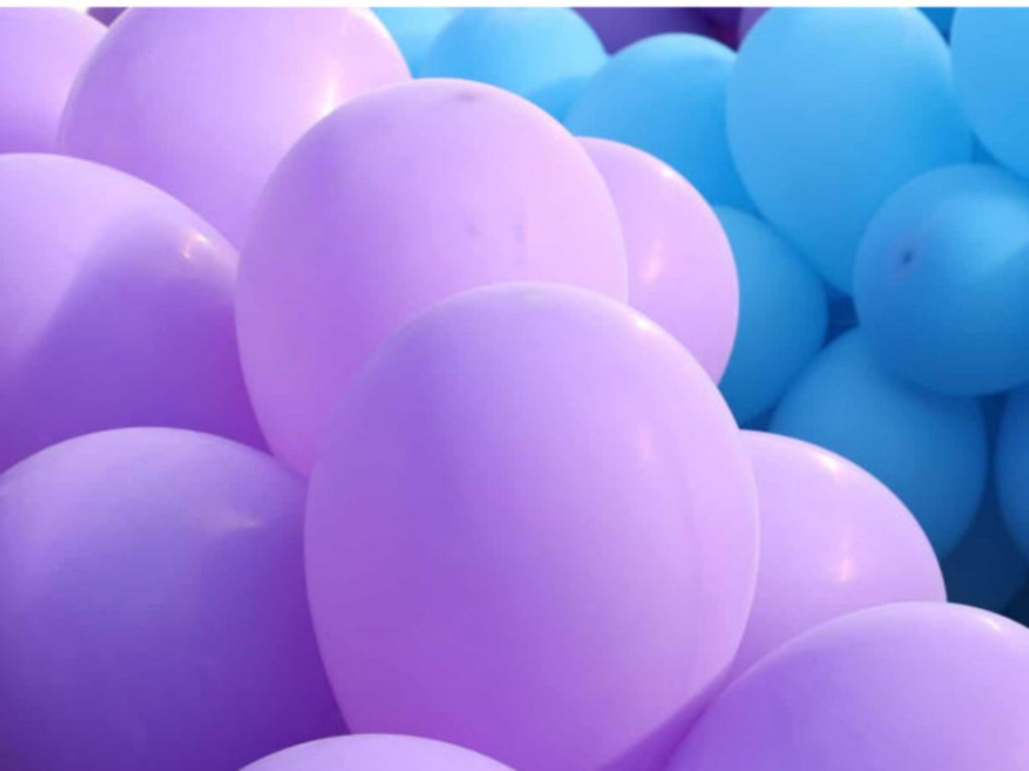 Luftballons, Lila, Blau, Nahaufnahme, Fülle, Full HD, iPad-Hintergrundbild