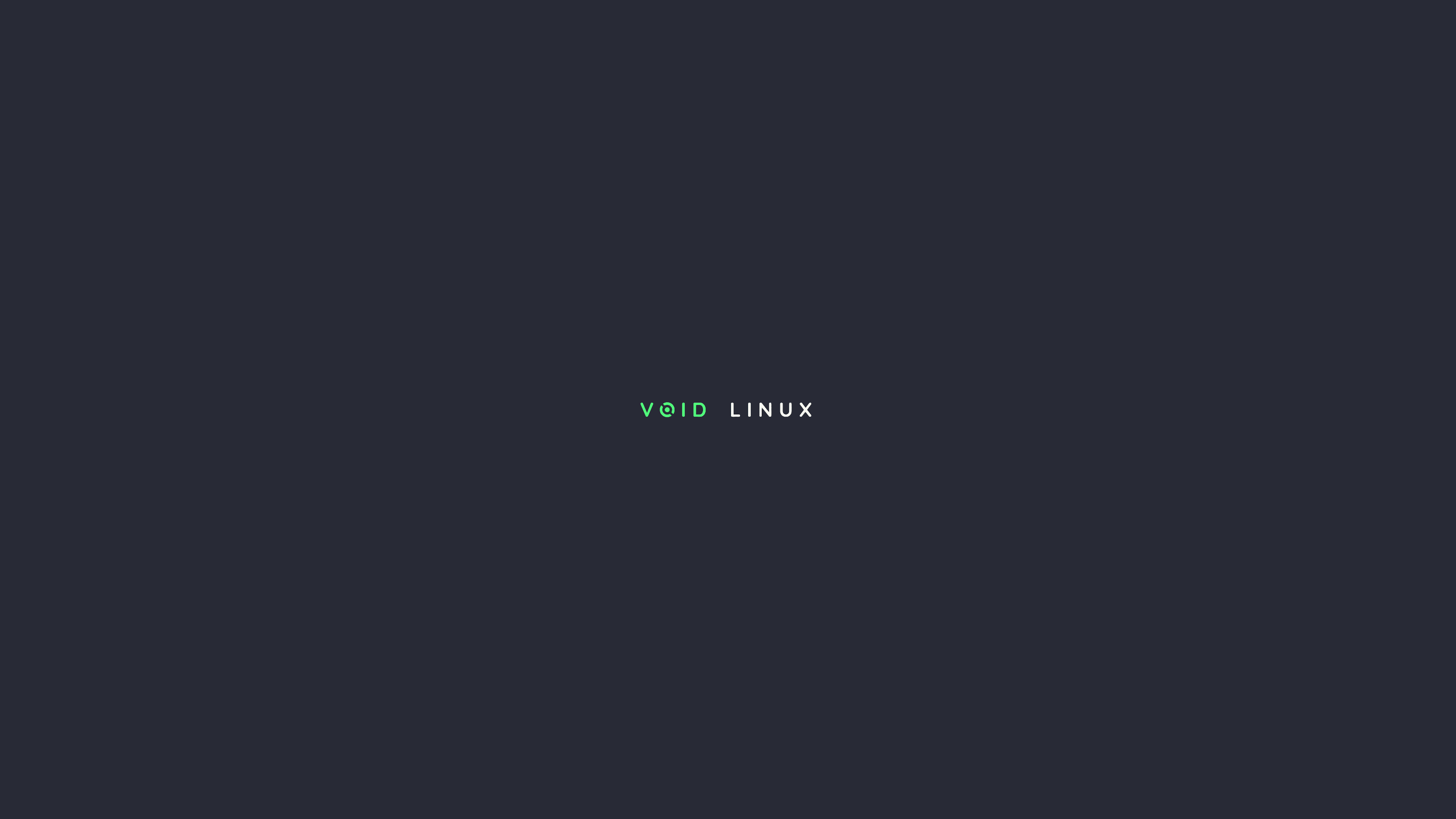 Void Linux, Schriftzug, Dunkelgrau, Minimalistisch, 4K, Hintergrund für den Desktop