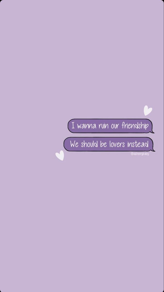 Chatnachrichten, Lila Hintergrund, Minimalistisch, Herzen, Text, Sperrbildschirm fürs iPhone
