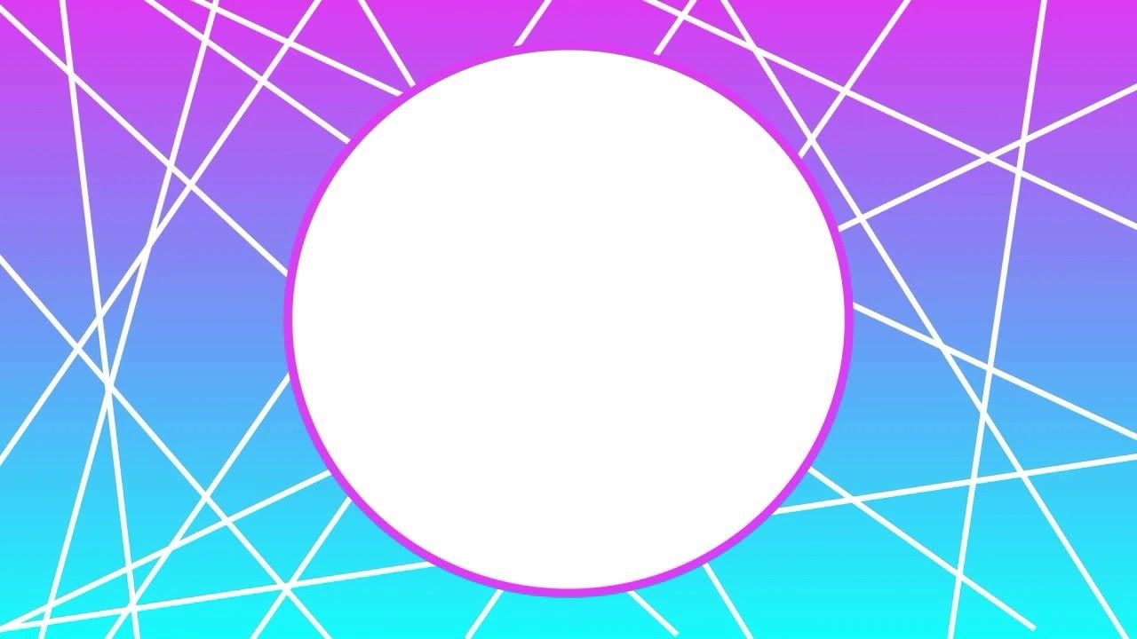 Profilbild-Rahmen, Linien, Farbverlauf, Lila, Türkis, 16:9, HD-Hintergrundbild für den Desktop