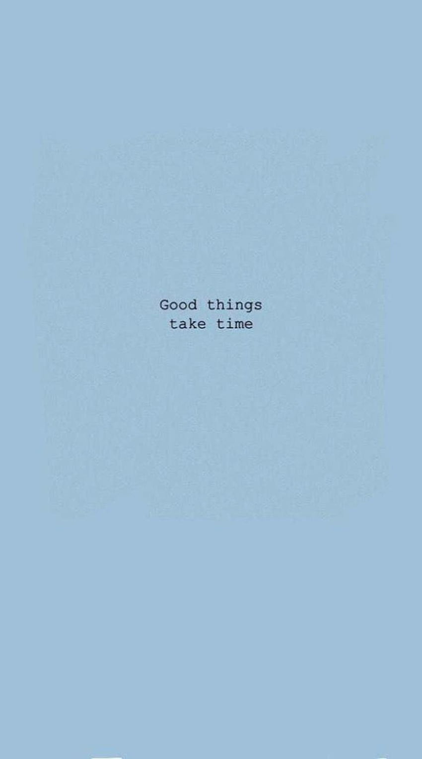 Spruch, Hellblau, Minimalistisch, Text, HD, Hintergrundbild fürs Handy