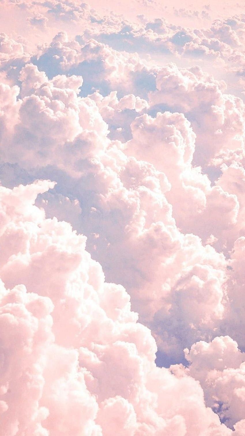 Wolken, Rosa Wolken, Himmel, Pastell, Verträumt, HD, Sperrbildschirm fürs iPhone