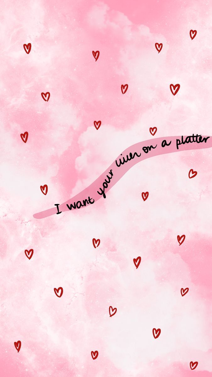 Herzen, Rosa Hintergrund, Handschrift, Zitat, Niedlich, Wallpaper