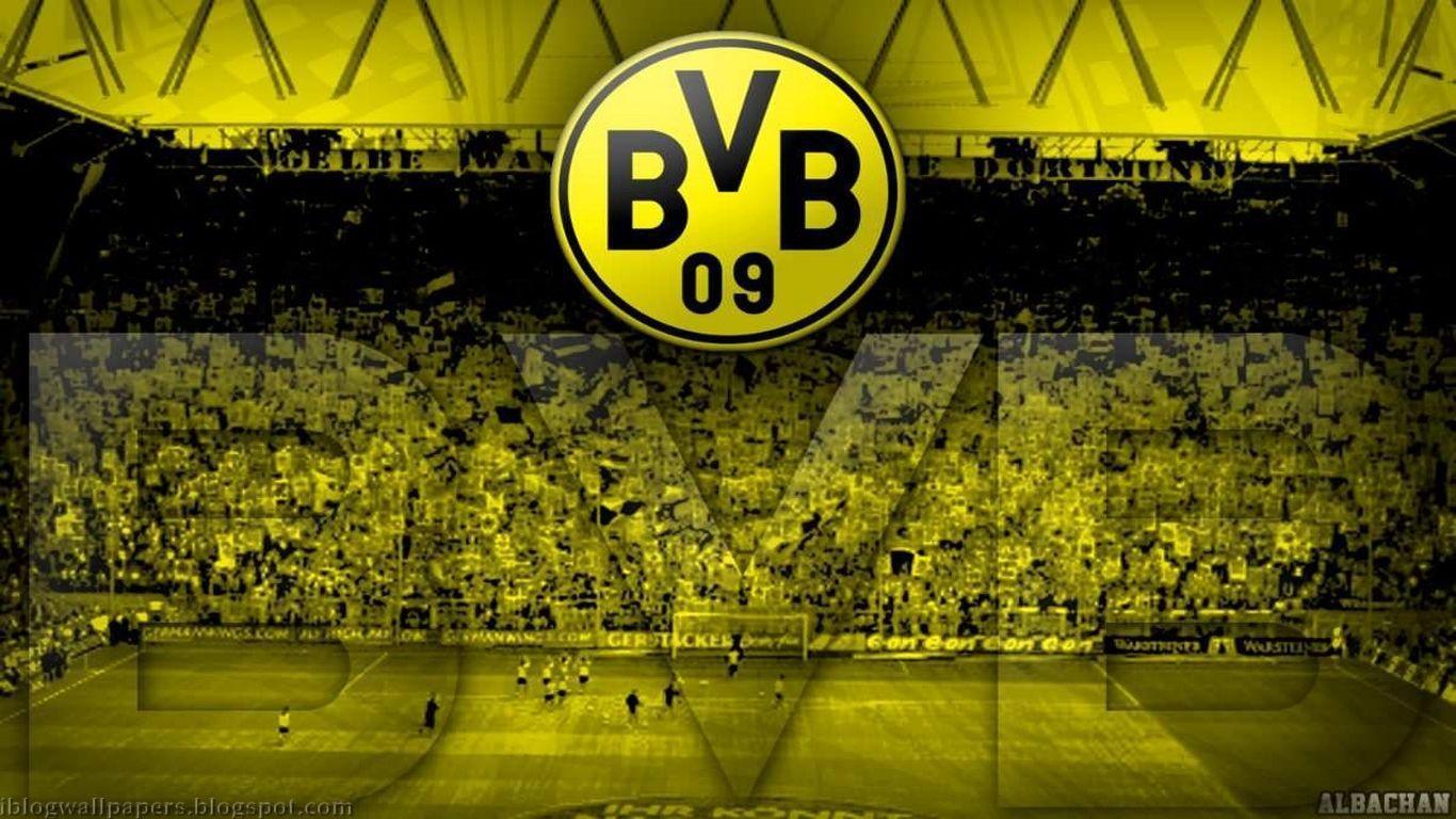 BVB-Logo, Signal Iduna Park, Gelbe Wand, Fans, Stadion, HD, Hintergrund für den Desktop