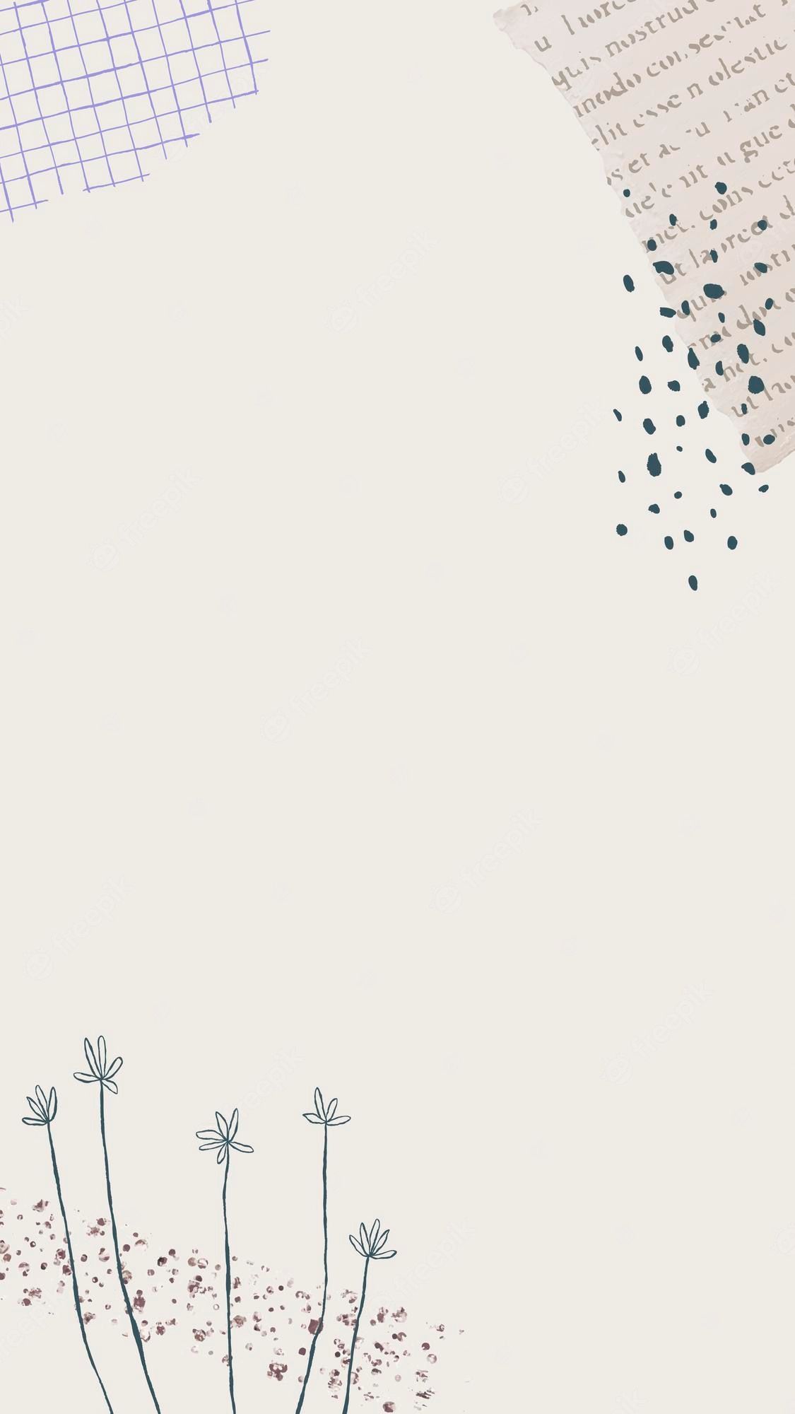 Abstrakt, Beige, Minimalistisch, Punkte, Gräser, Full HD, Handy-Hintergrund im Hochformat