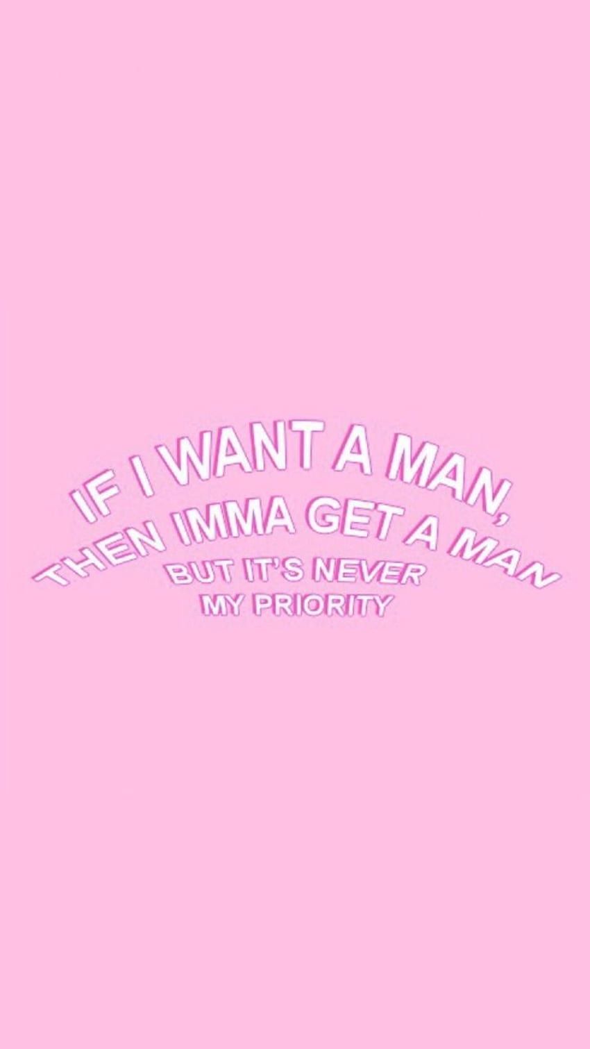 Spruch, Rosa Hintergrund, Typografie, Humor, HD, Sperrbildschirm fürs iPhone