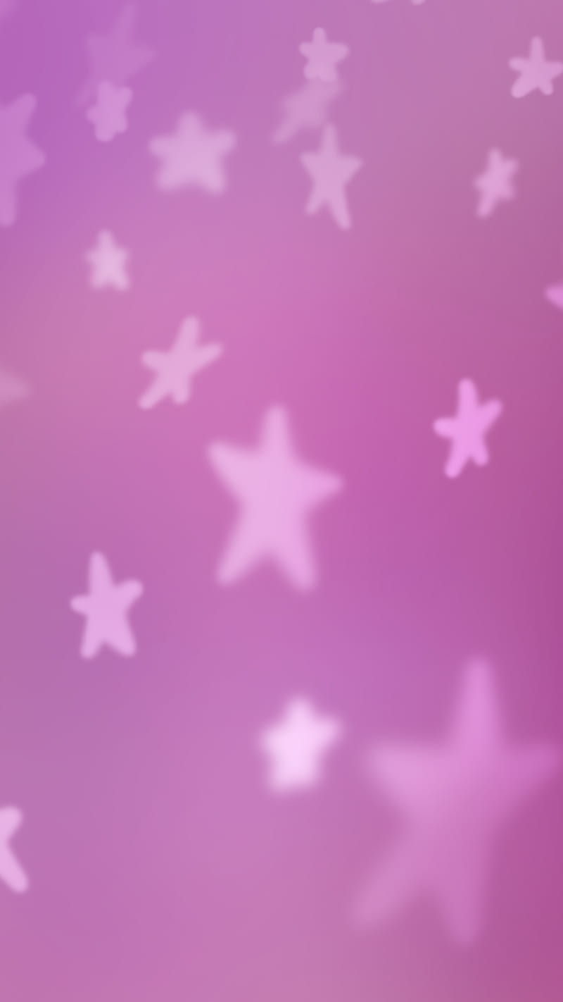 Sterne, Lila, Pink, Bokeh, HD, Sperrbildschirm fürs iPhone
