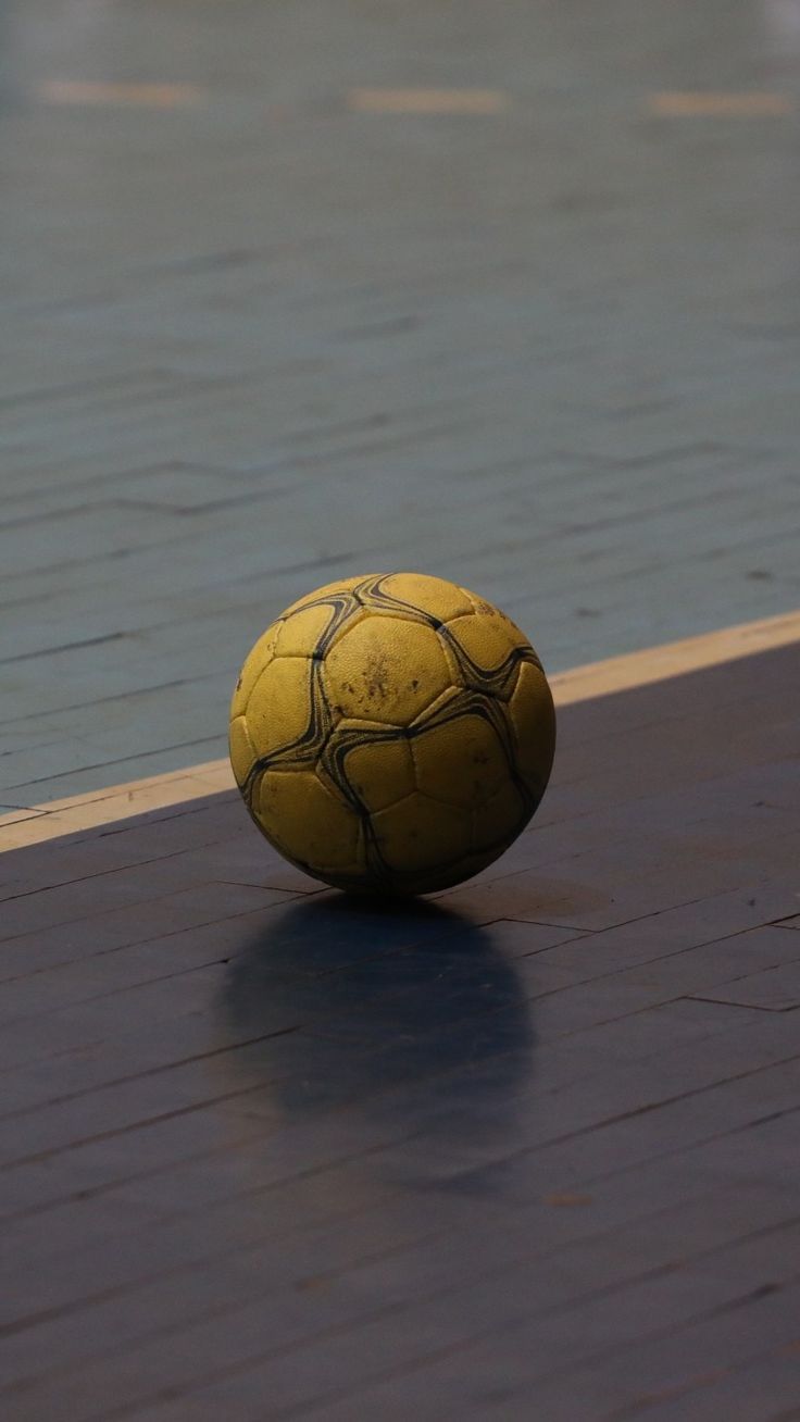 Handball, Ball, Hallenboden, Minimalistisch, HD, Sperrbildschirm fürs iPhone