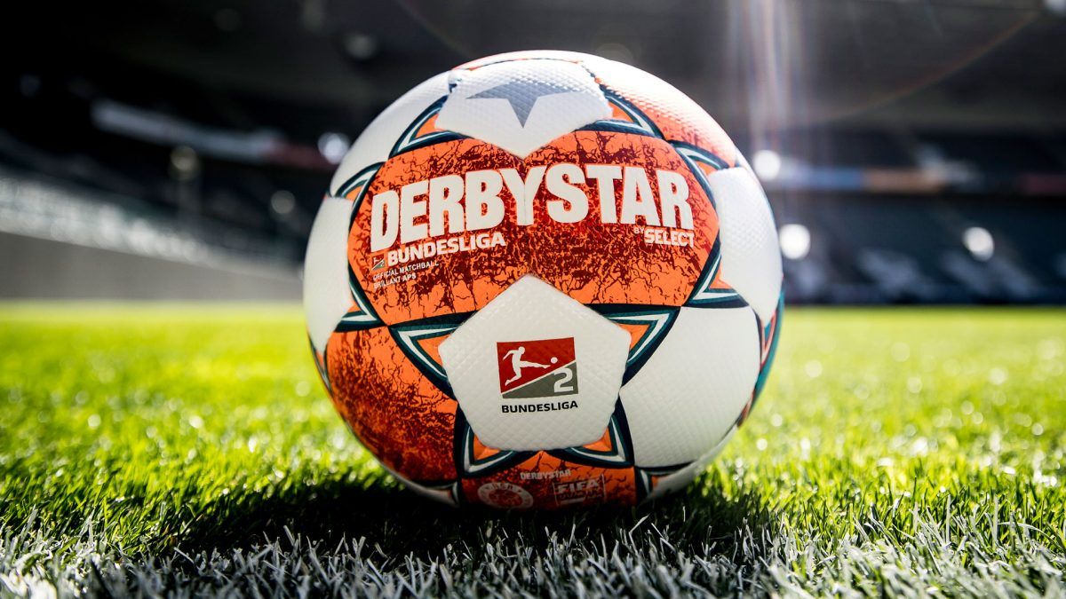 Derbystar, 2. Bundesliga, Spielball, Rasen, Stadion, Hintergrundbild