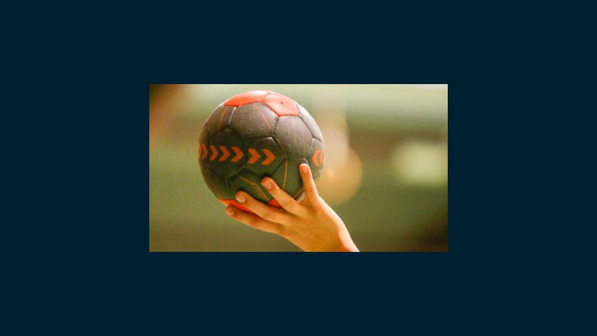 Handball, Hand, Ball, Dunkelblau, Rahmen, Hintergrund