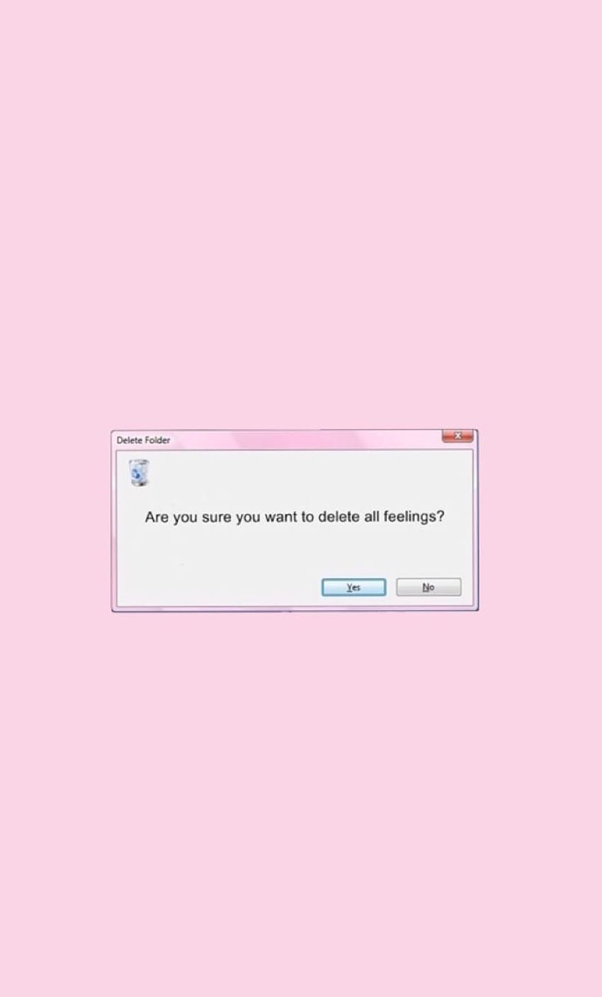 Fehlermeldung, Dialogfenster, Retro-Computer, Rosa Hintergrund, Ironisch, Sperrbildschirm fürs iPhone
