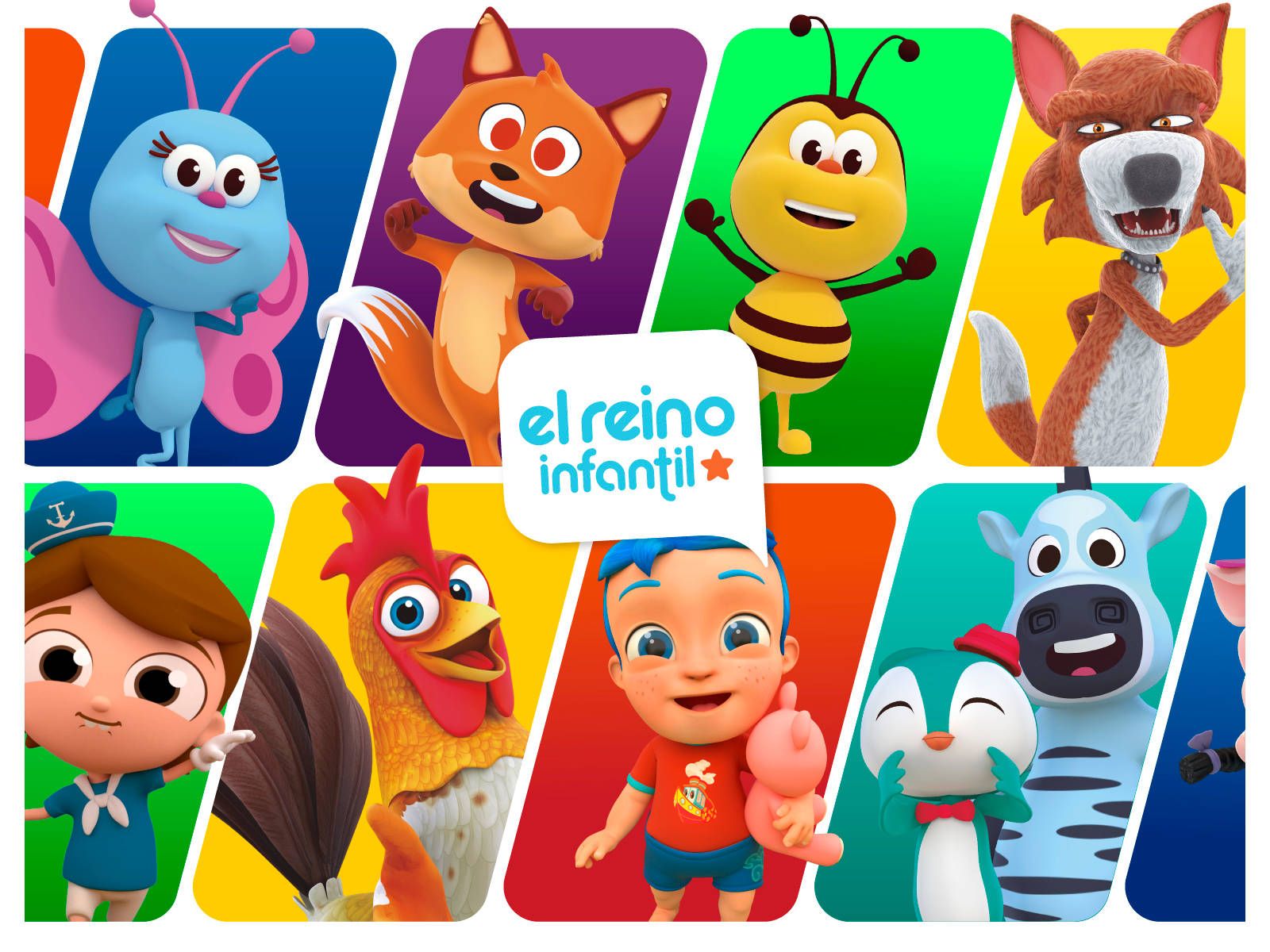 El Reino Infantil, Zeichentrickfiguren, Kinderserie, Animation, Bunt, HD, iPad-Hintergrundbild
