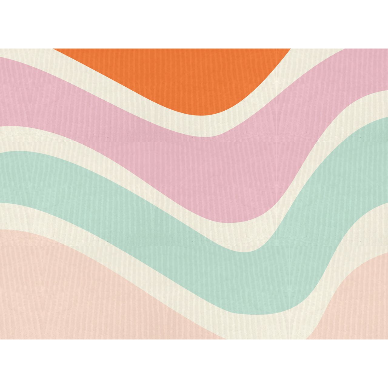 Wellen, Abstrakt, Retro, Pastell, Streifen, Hintergrundbild für iPad und Tablet