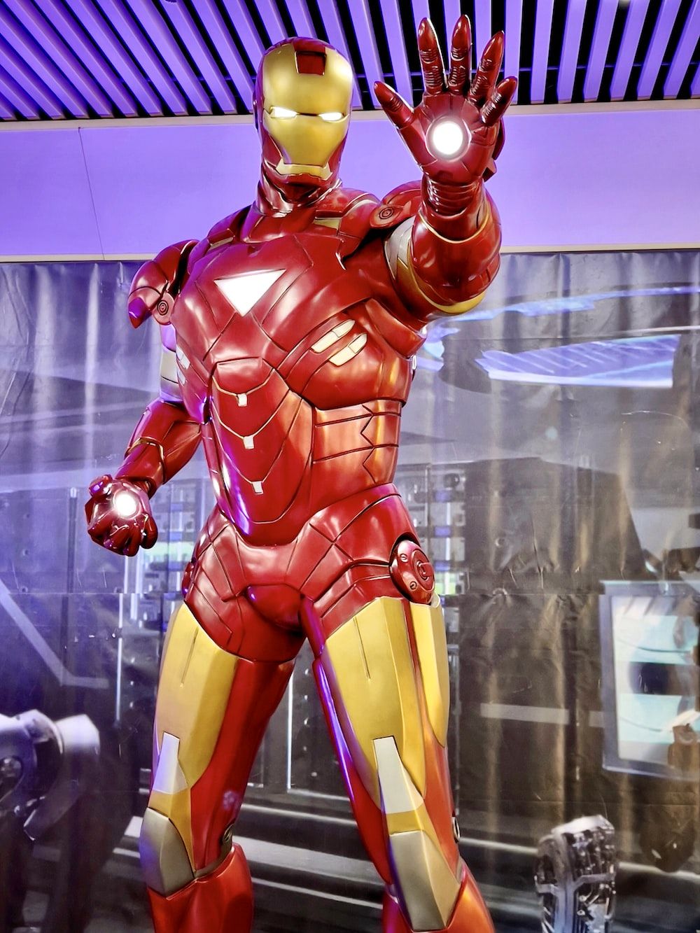 Iron Man, Rüstung, Statue, Ausstellung, Repulsor, HD, iPad-Hintergrundbild