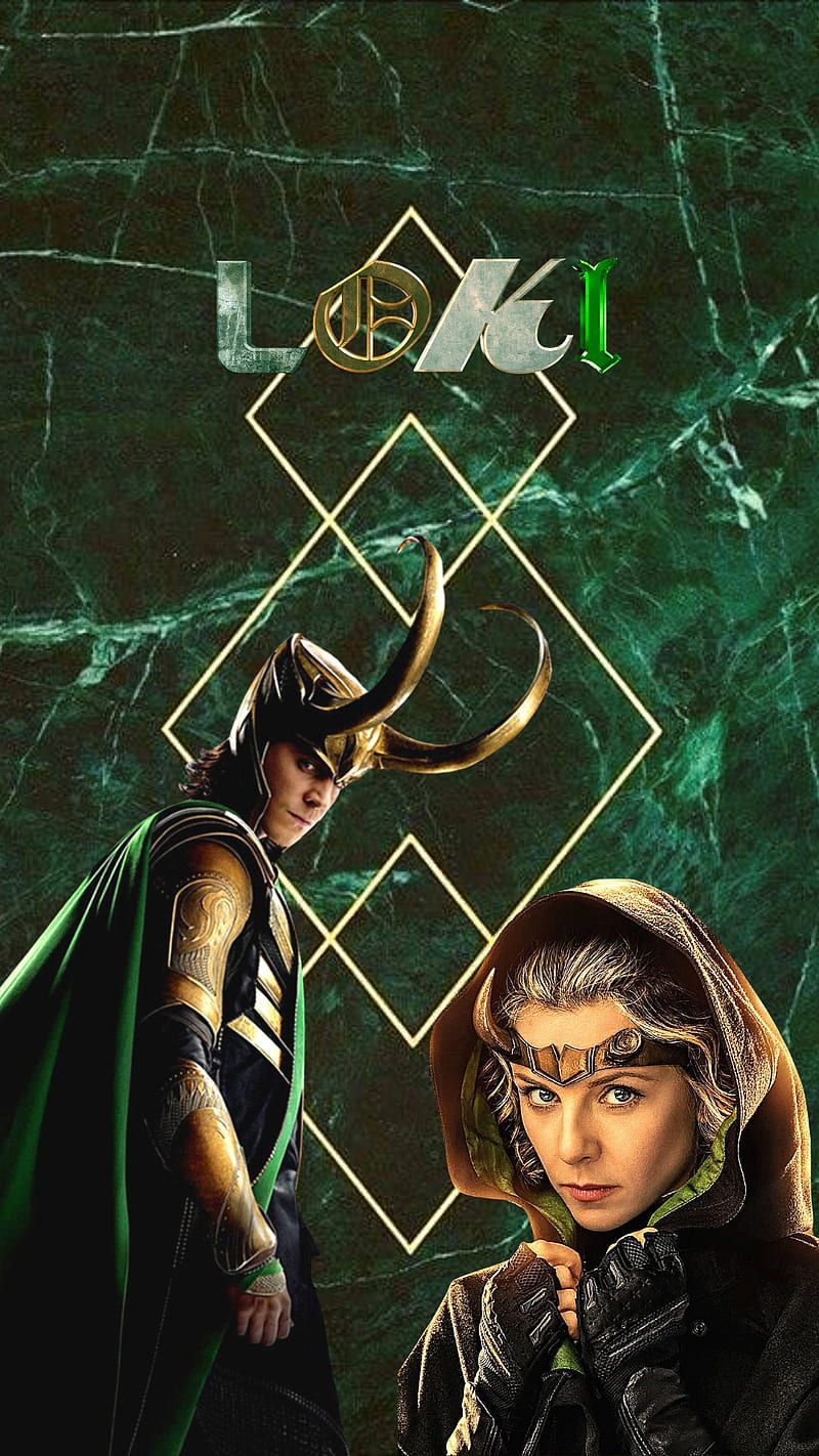 Loki, Sylvie, Loki (Serie), Logo, Grüne Töne, HD, Sperrbildschirm fürs iPhone