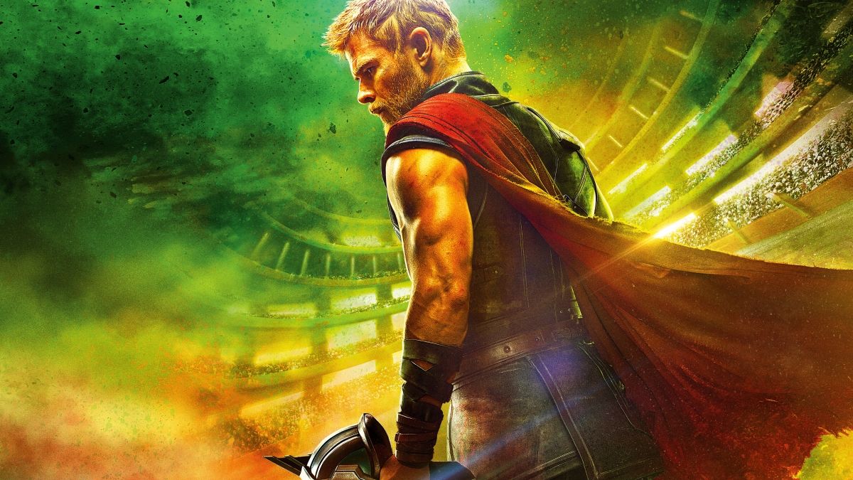 Thor, Thor: Tag der Entscheidung, Roter Umhang, Grün, Bunt, Hintergrundbild