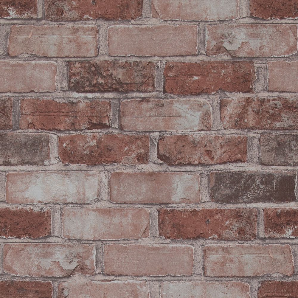 Backsteinmauer, Rote Ziegel, Verwittert, Textur, Hintergrundbild für iPad und Tablet