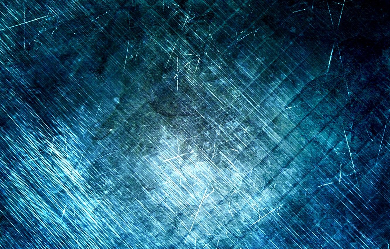 Zerkratztes Metall, Metallplatte, Blau, Textur, Kratzer, Lichtschein, HD, Windows-Hintergrundbild