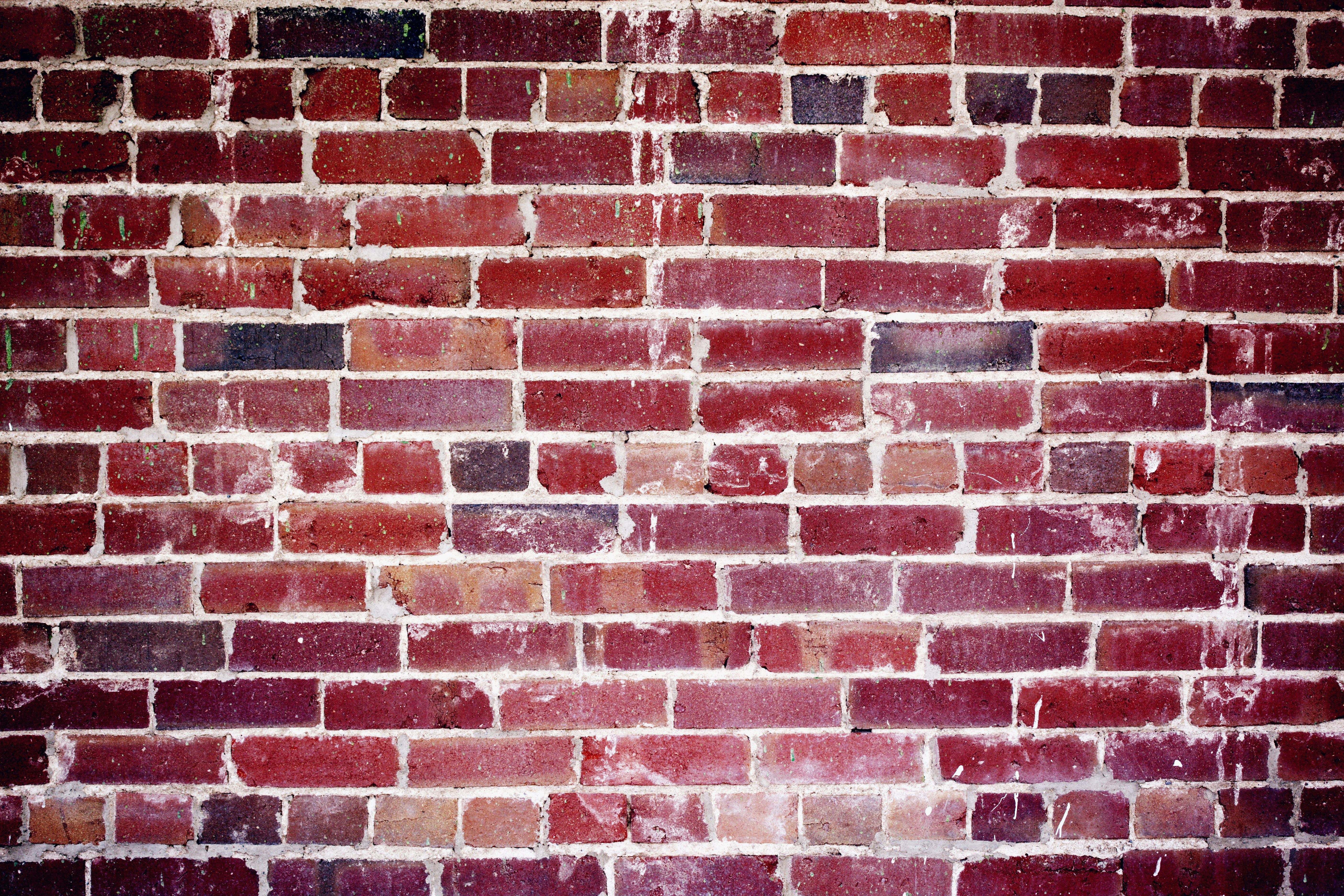 Rote Ziegelwand, Vignette, Grunge, Textur, 5K, Hintergrundbild für den PC