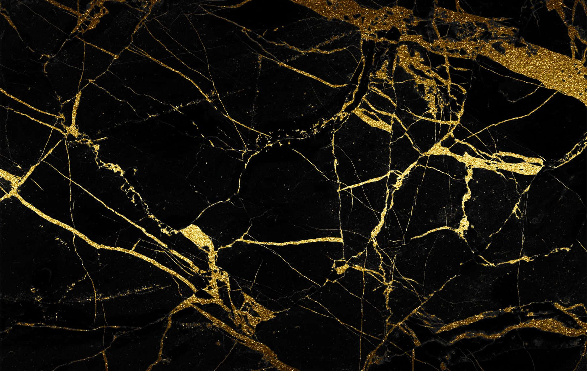 Schwarzer Marmor, Goldadern, Luxus, Dunkel, Textur, HD, Hintergrundbild für den PC