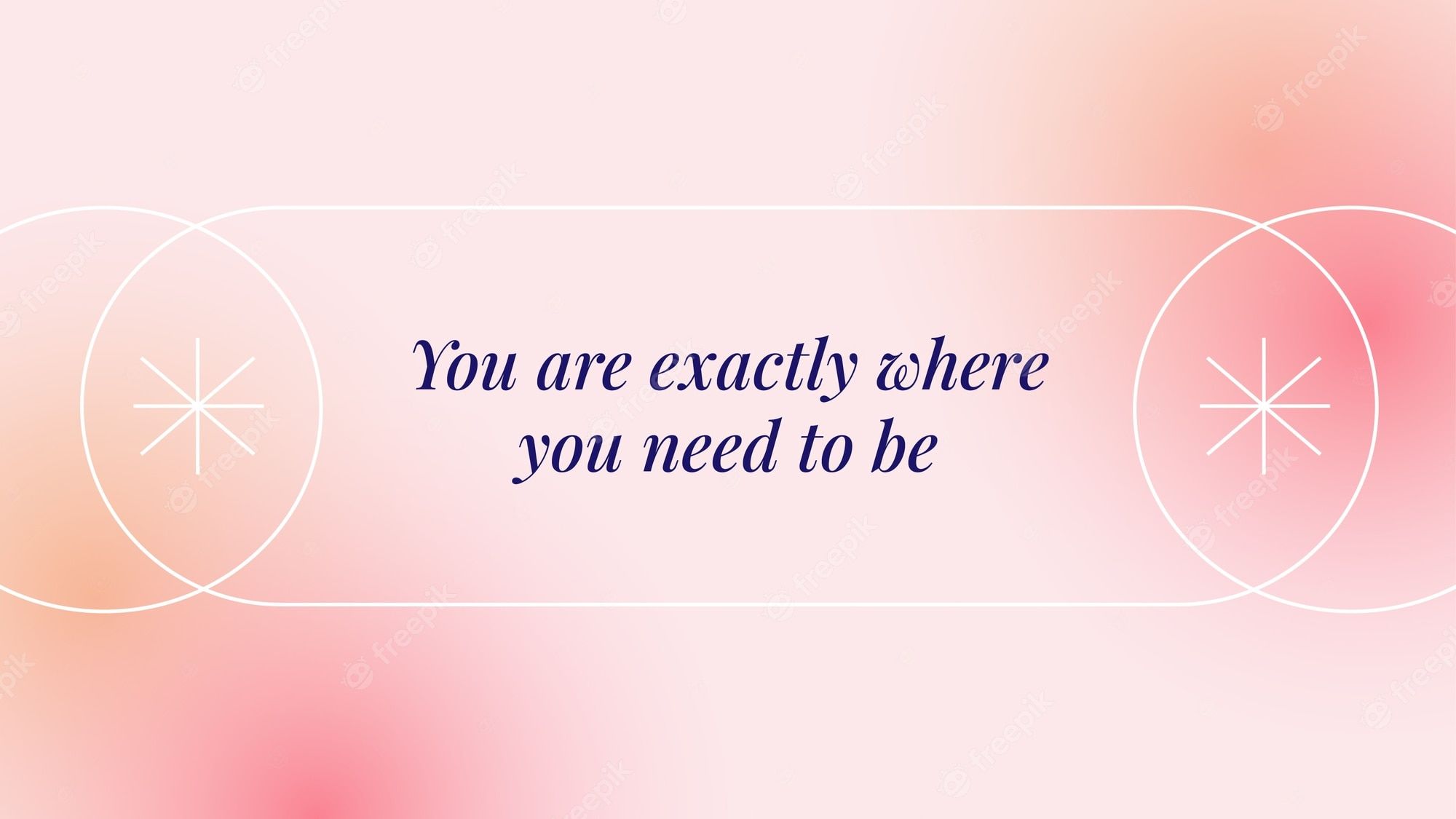 Motivationsspruch, Rosa Farbverlauf, Minimalistisch, Pastellfarben, Full HD, PC-Hintergrundbild