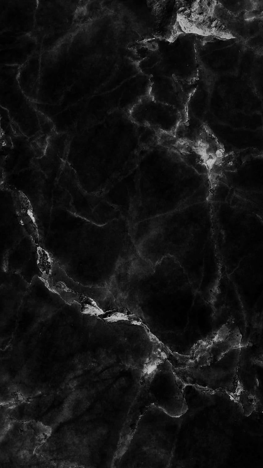 Schwarzer Marmor, Weiße Adern, Dunkel, Textur, HD, Handy-Hintergrund im Hochformat