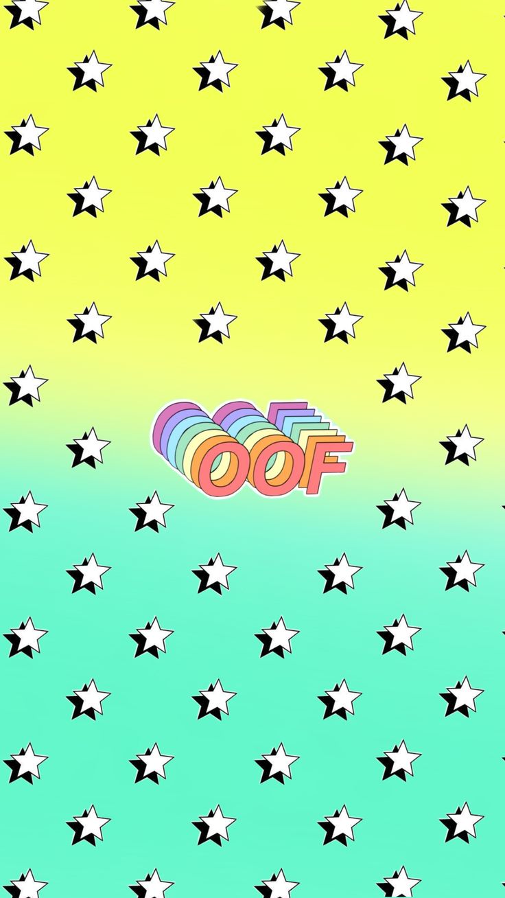 Sternmuster, OOF, Farbverlauf, Gelb, Mint, Retro, HD, Hintergrundbild fürs Handy