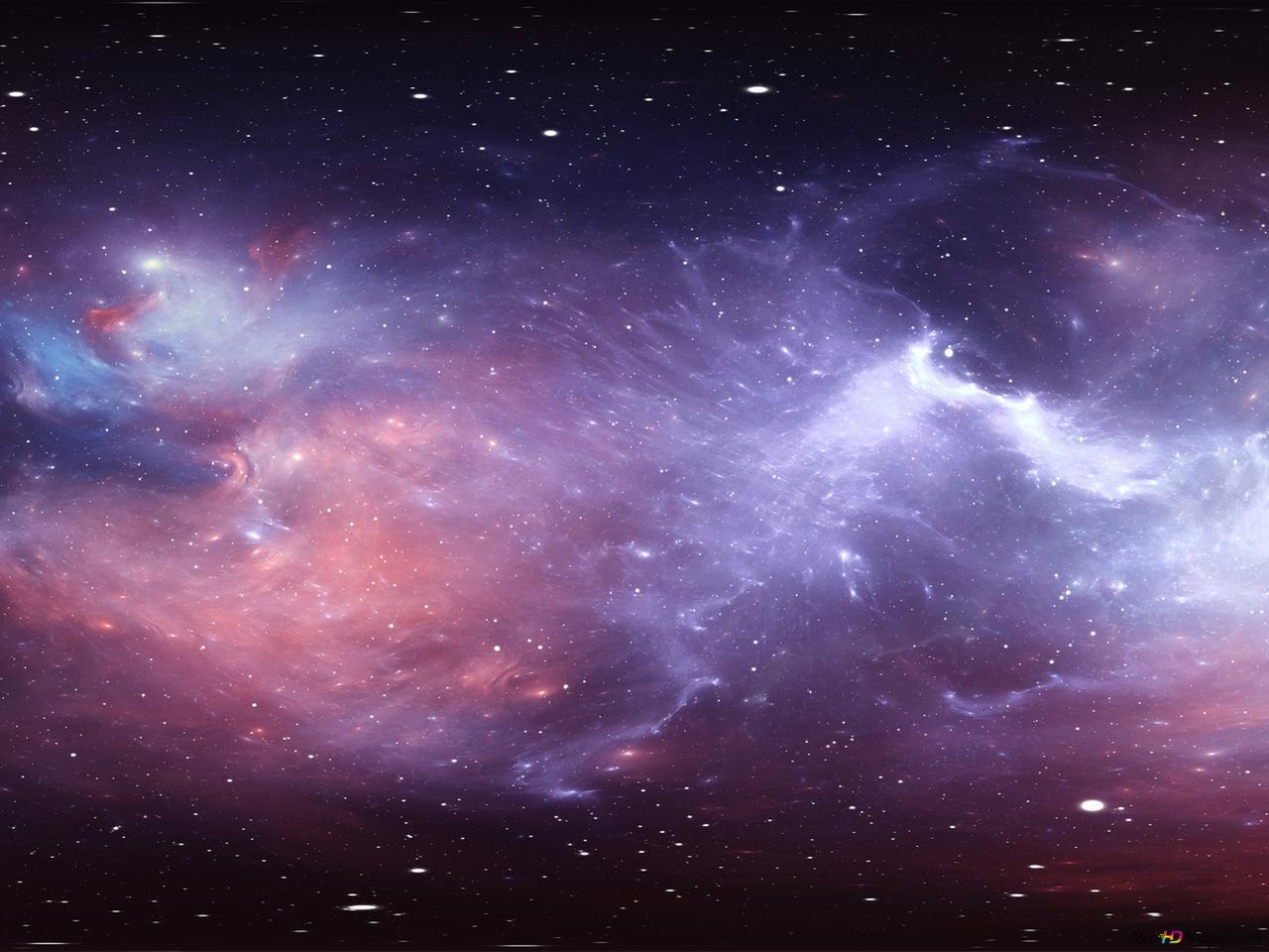 Nebel, Sterne, Violett, Rosa, Kosmos, HD, iPad-Hintergrundbild