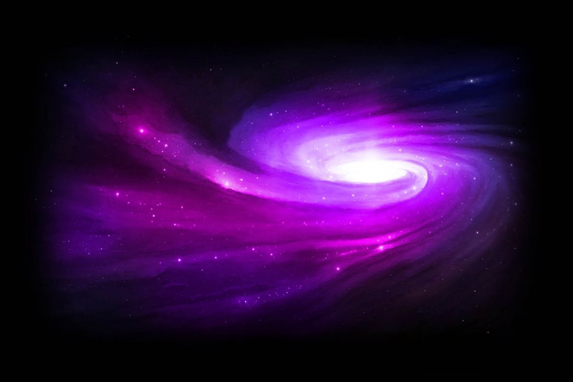 Galaxie, Violetter Nebel, Weltraum, Abstrakt, Hintergrundbild