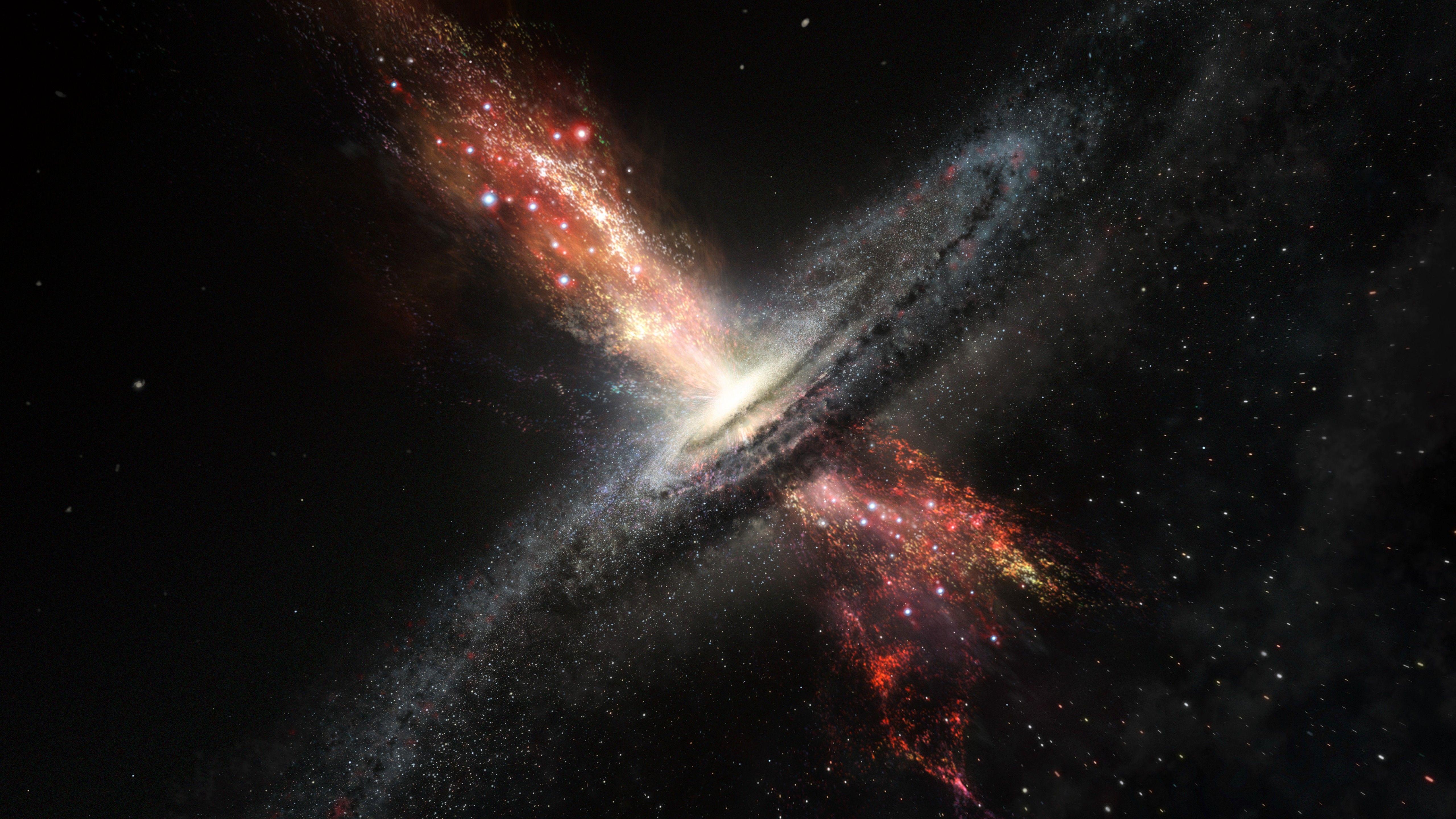 Galaxie, Sternenstaub, Weltraum, Kosmos, 5K, Hintergrund für den Desktop