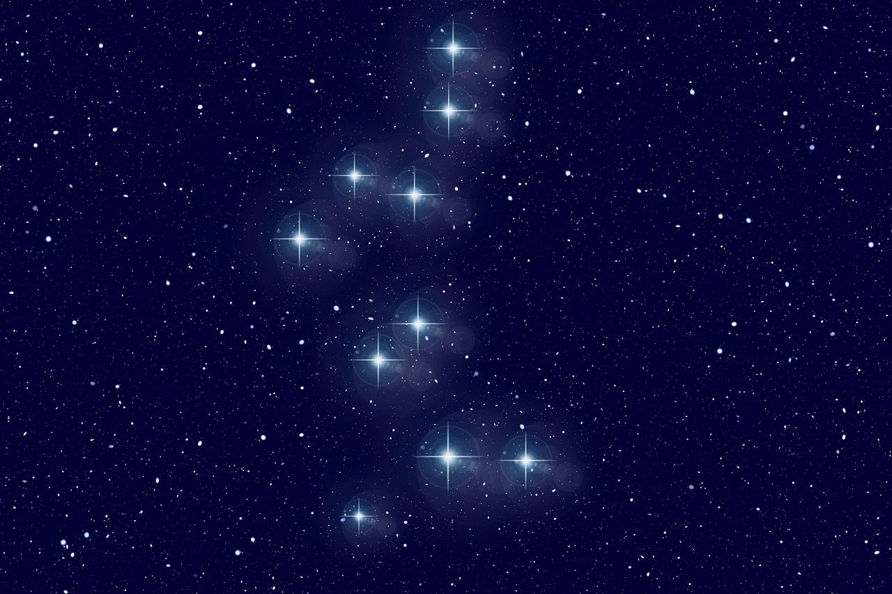Sternbild, Sternenhimmel, Dunkelblau, Astronomie, Funkeln, HD, Desktop-Hintergrund