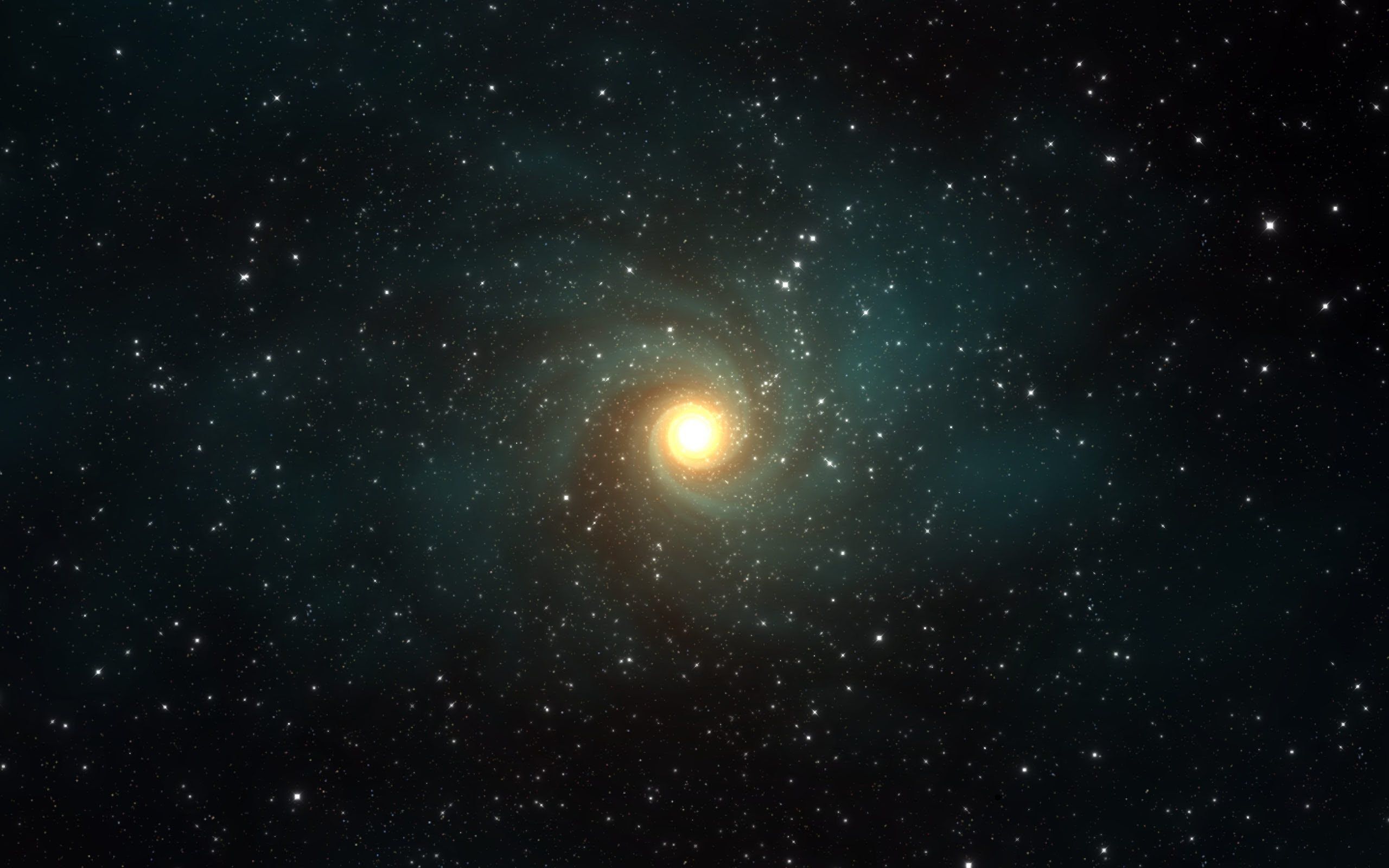 Stern, Sternenhimmel, Weltraum, Nebel, 16:10, 2K-Hintergrundbild für den Desktop