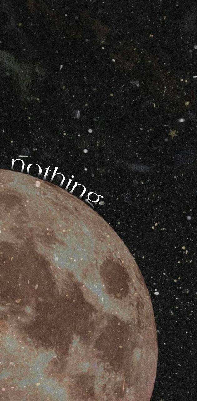 Mond, Mondoberfläche, Schriftzug, Dunkle Töne, Minimalismus, Android-Hintergrundbild