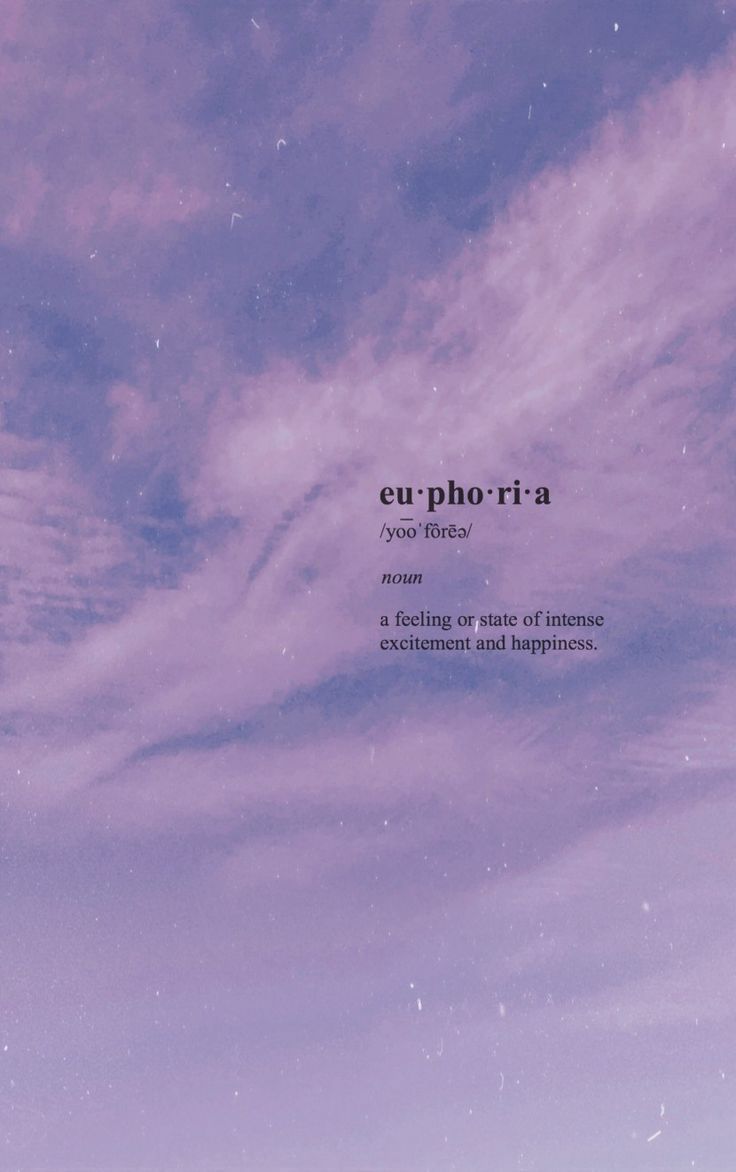 Euphoria, Wortdefinition, Lila Himmel, Wolken, Pastell, HD, Sperrbildschirm fürs iPhone