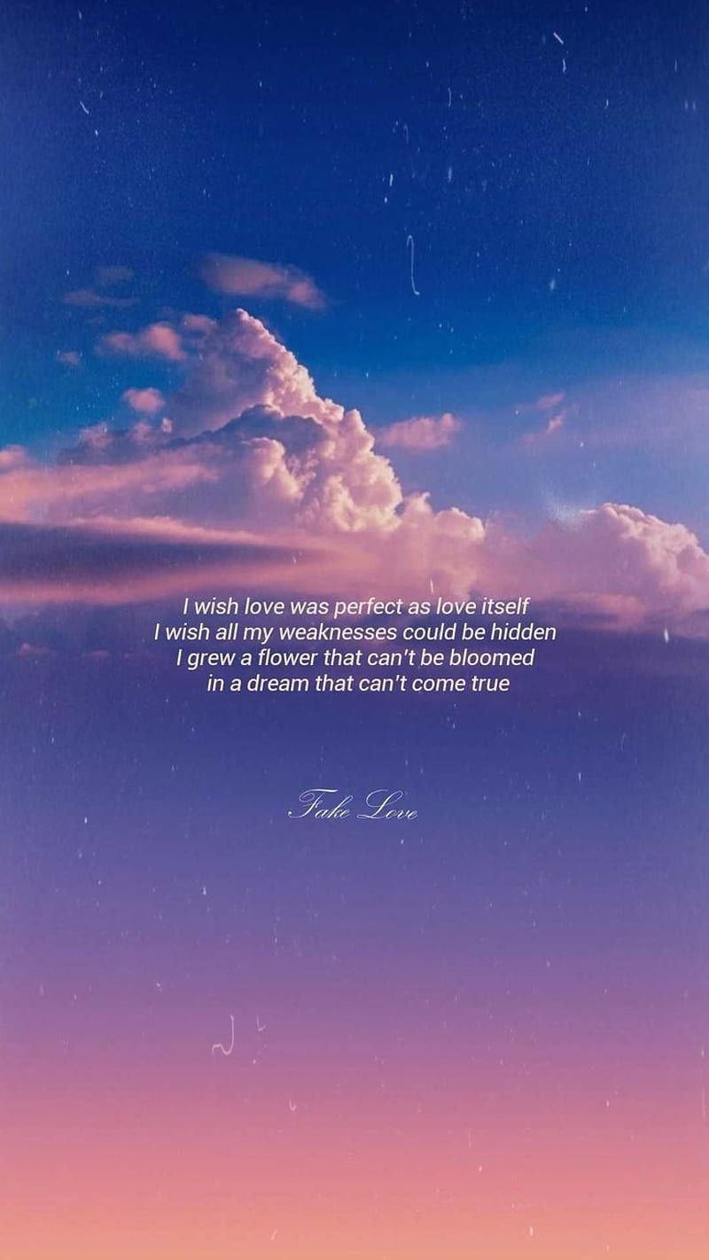 Zitat, Wolken, Farbverlauf, Dämmerung, Gedicht, Hochformat, Hintergrundbild fürs Smartphone