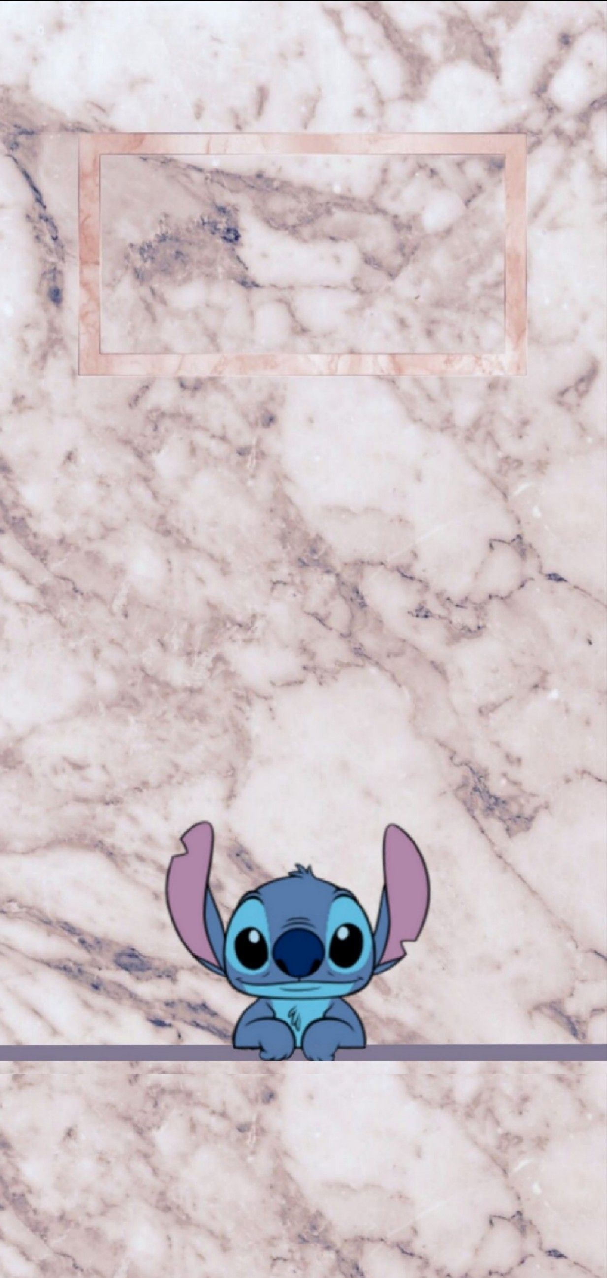 Stitch, Marmor, Rosa, Minimalismus, Full HD, Handy-Hintergrund im Hochformat