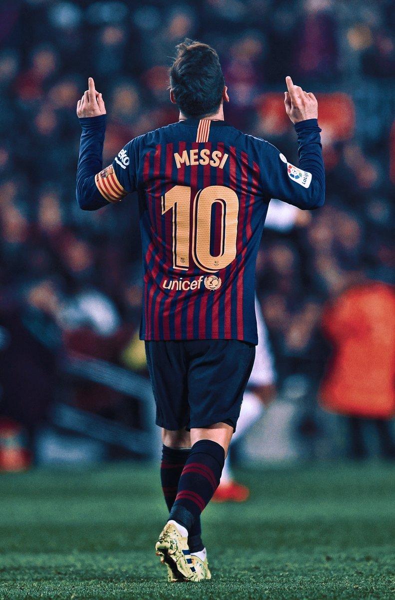 Lionel Messi, FC Barcelona, Rückennummer 10, Jubel, Stadion, HD, iPhone-Hintergrundbild