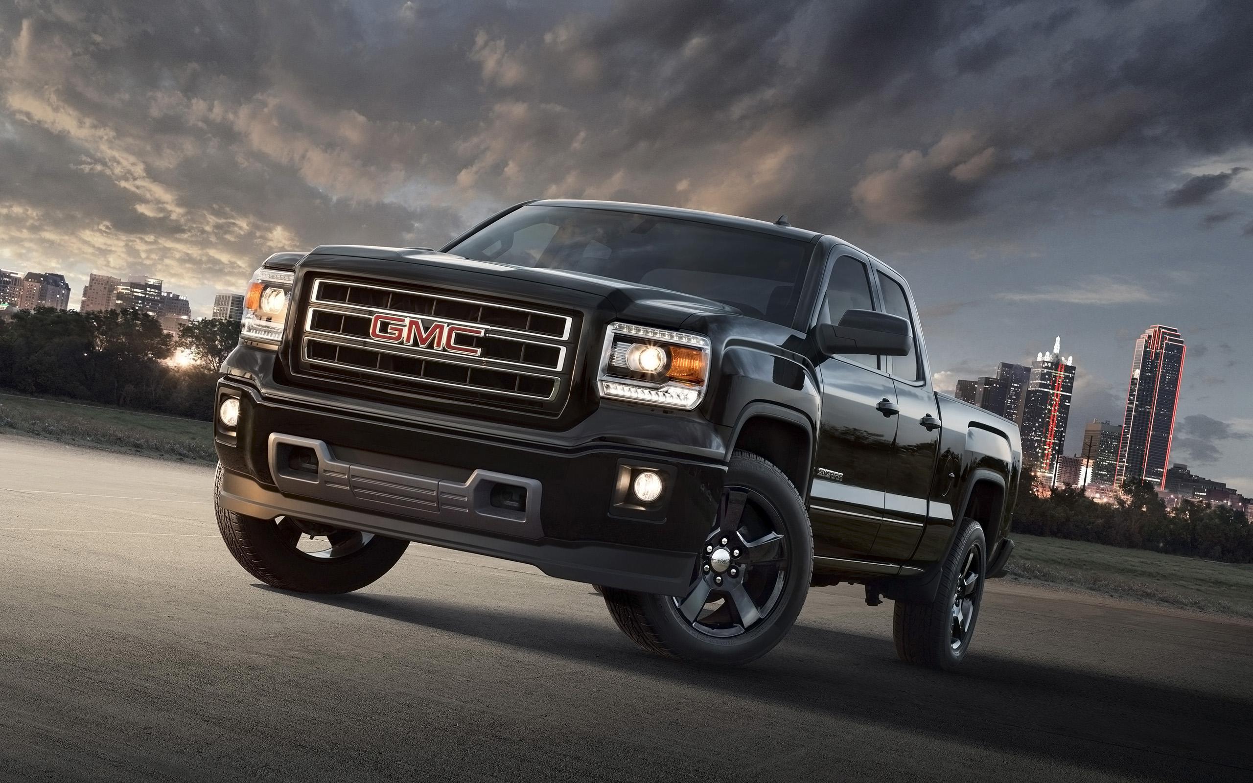 GMC Sierra, GMC, Pick-up, Skyline, Dämmerung, 16:10, 2K-Hintergrundbild für den Desktop