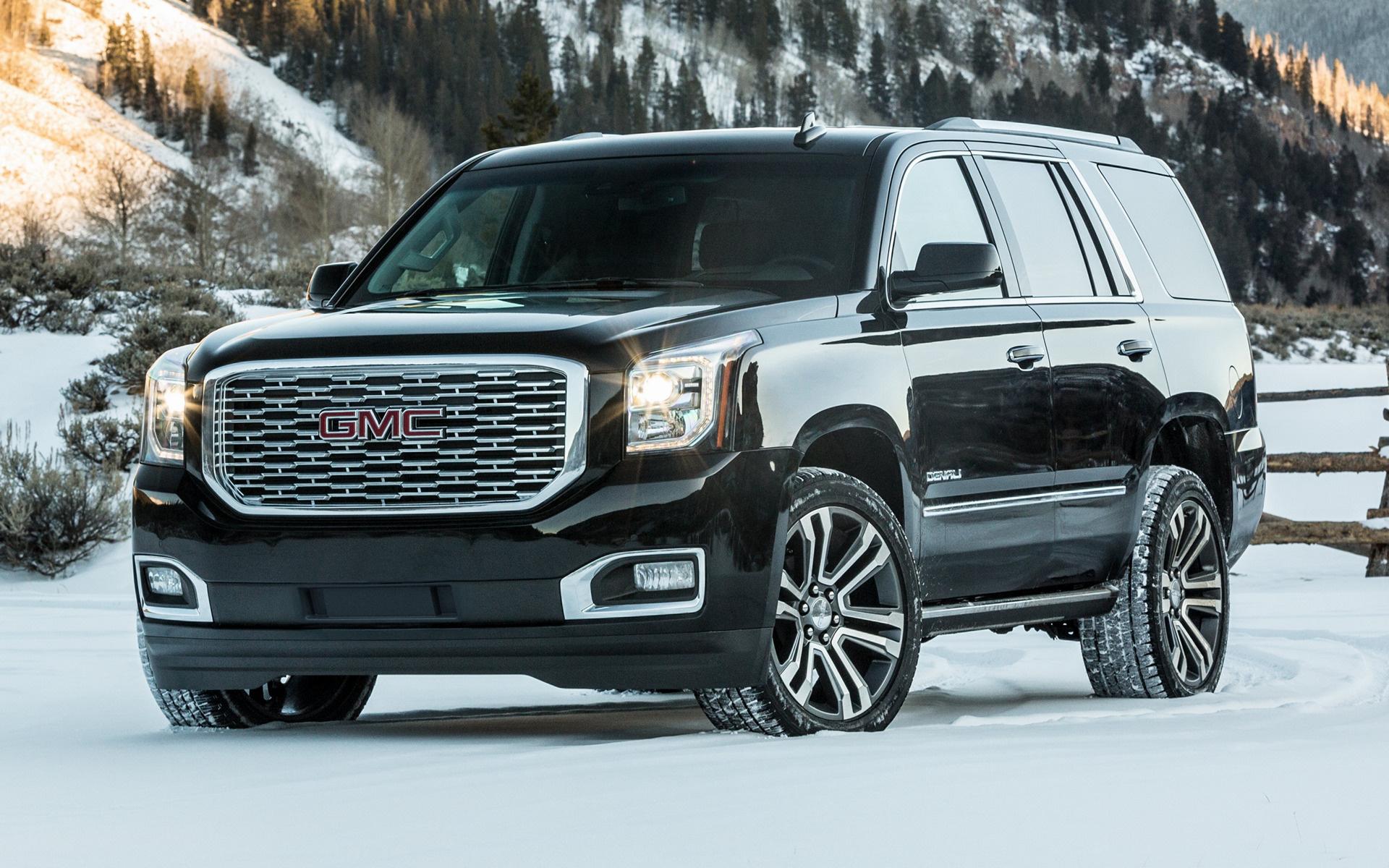 GMC Yukon Denali, GMC, SUV, Schnee, Winter, Full HD, Desktop-Hintergrund für Windows