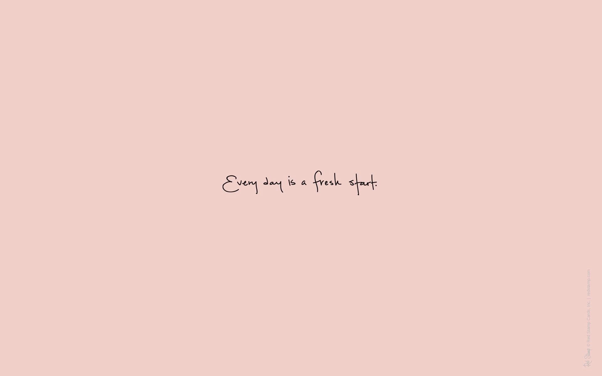Spruch, Handschrift, Rosa Hintergrund, Minimalistisch, Full HD Wallpaper