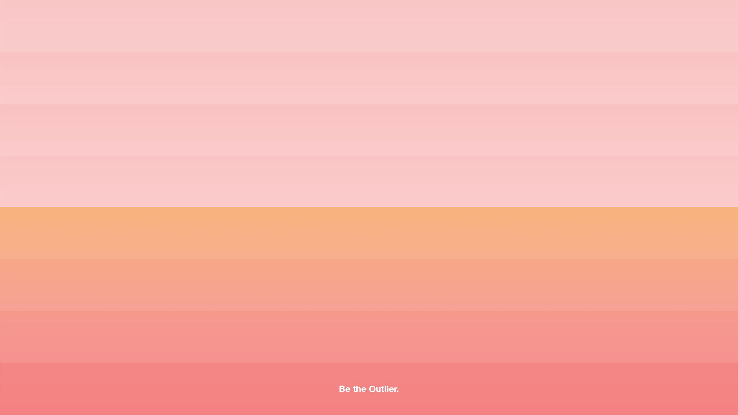 Streifen, Farbverlauf, Pfirsich, Rosa, Minimalistisch, 2560x1440, 2K-Hintergrundbild für PC