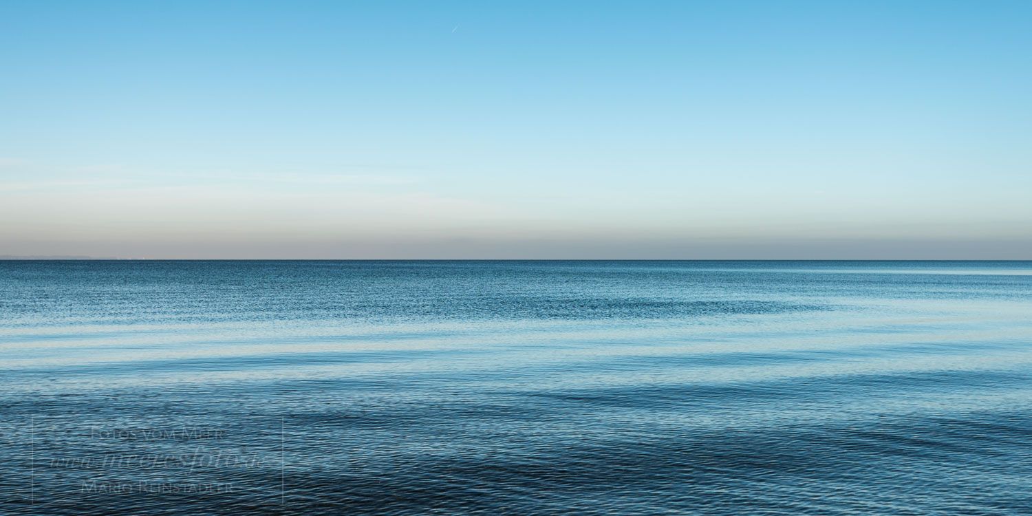 Ostsee, Horizont, Ruhiges Meer, Blau, Minimalistisch, HD, Hintergrundbild für den PC