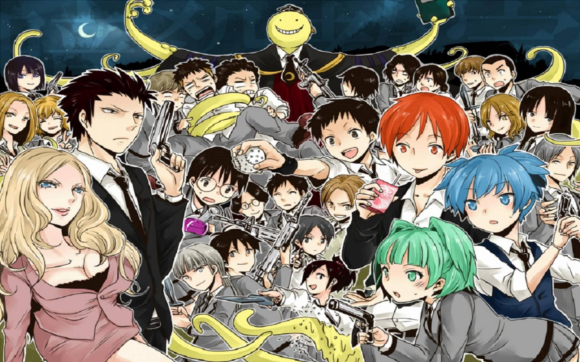 Assassination Classroom, Koro-sensei, Klasse 3-E, Ensemble, Irina Jelavić, Full HD, Windows-Hintergrundbild