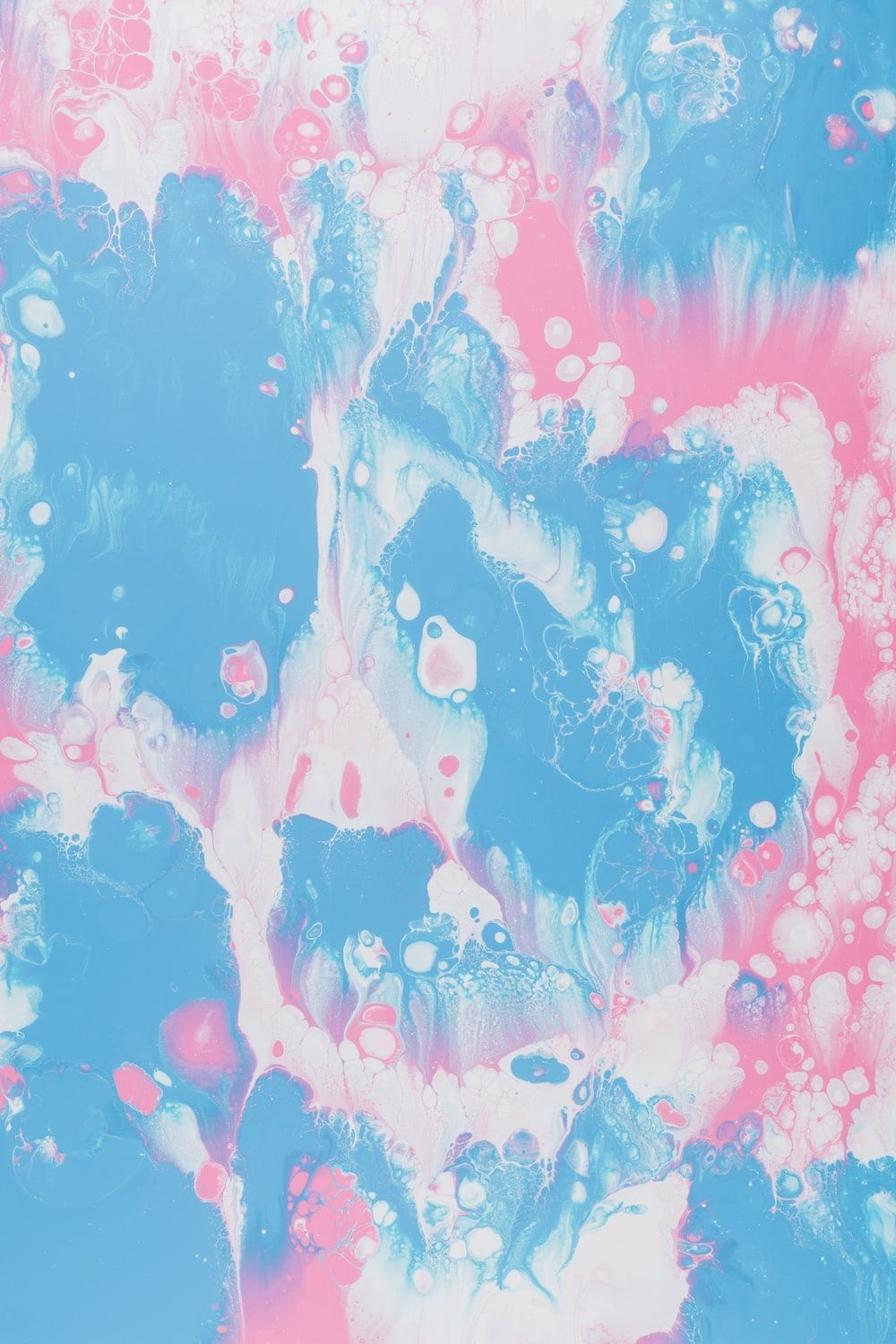 Wolken, Rosa, Blau, Abstrakt, Pastellfarben, Hintergrundbild für iPhone und Android