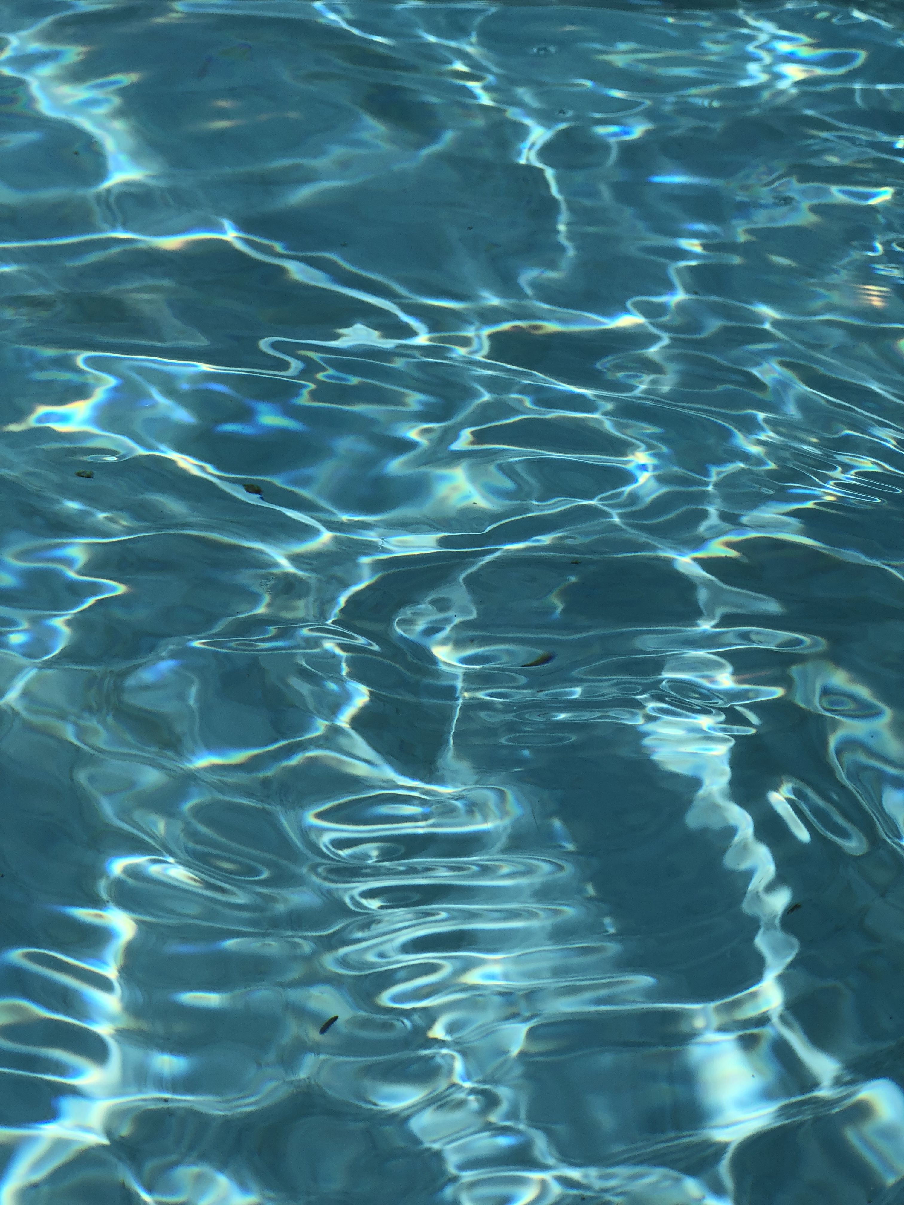 Wasseroberfläche, Lichtreflexe, Türkis, Pool, Wellenmuster, Hintergrundbild fürs iPad
