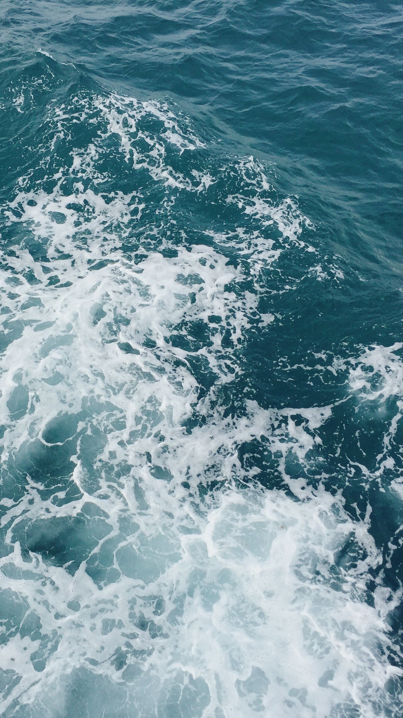 Meereswellen, Gischt, Ozean, Draufsicht, Dunkelblau, Full HD, Hintergrundbild fürs Handy