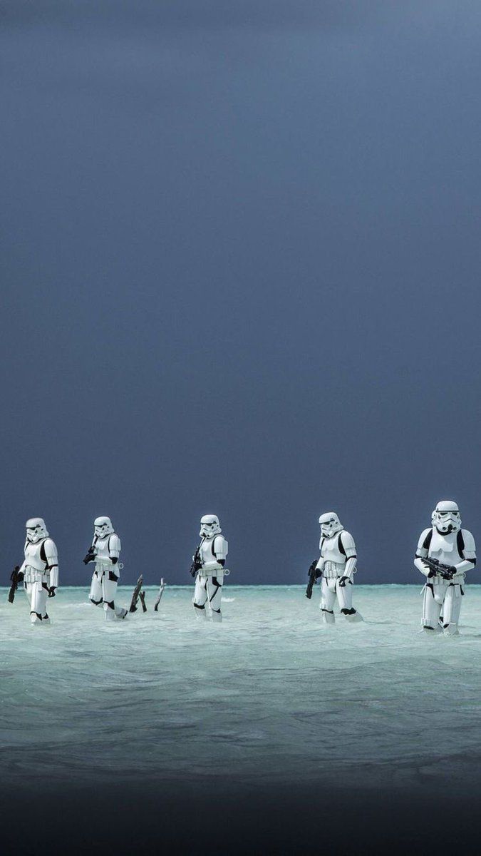 Sturmtruppler, Star Wars, Schnee, Nebel, Minimalistisch, Hintergrundbild fürs Handy
