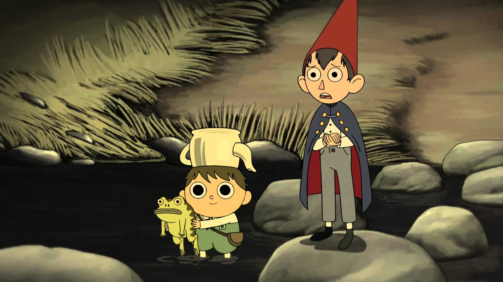 Wirt, Greg, Hinter der Gartenmauer, Frosch, Felsen, Fluss, Full HD, PC-Hintergrundbild